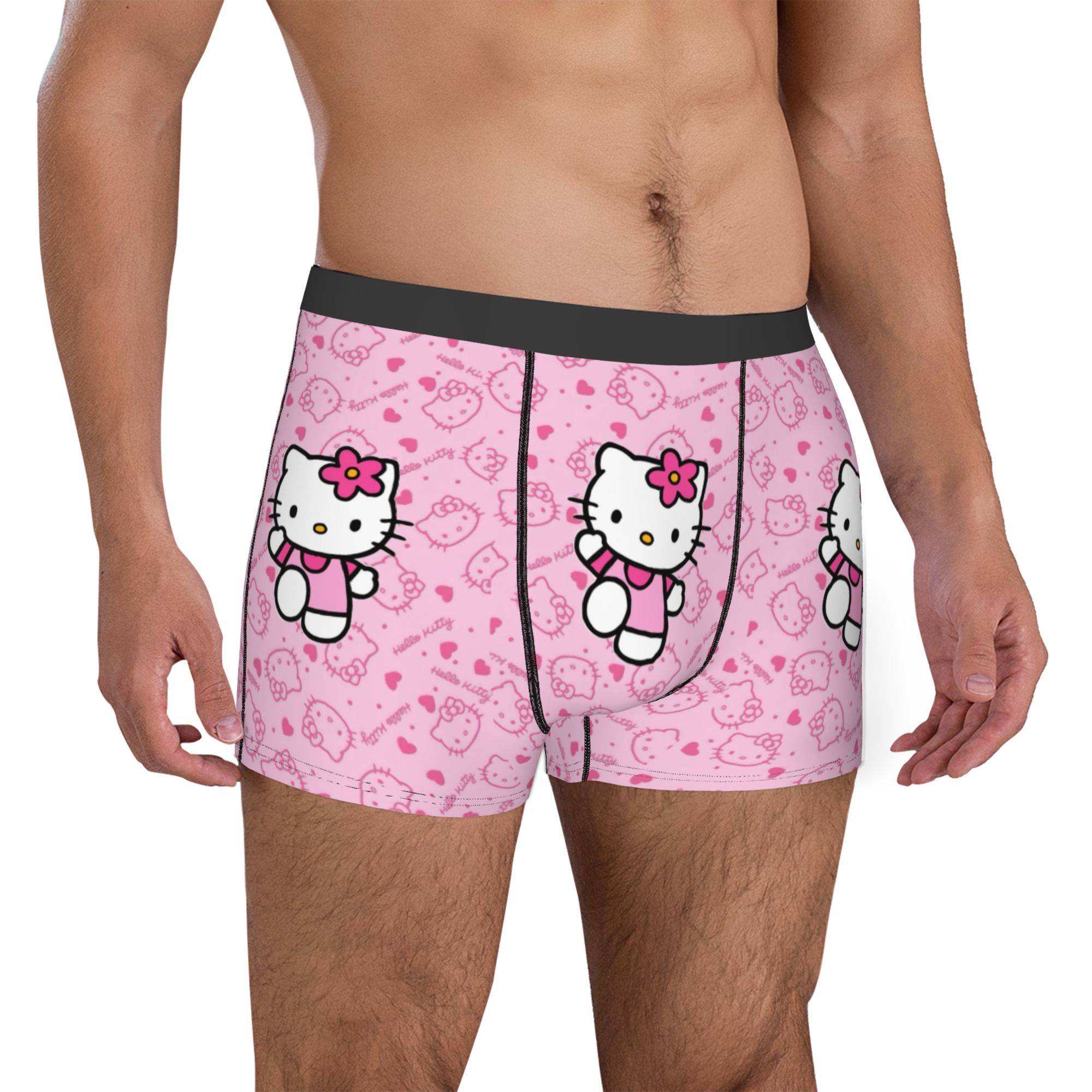 Culottes Boxer Imprimées Rose  - Boyshort Underwear avis et prix
