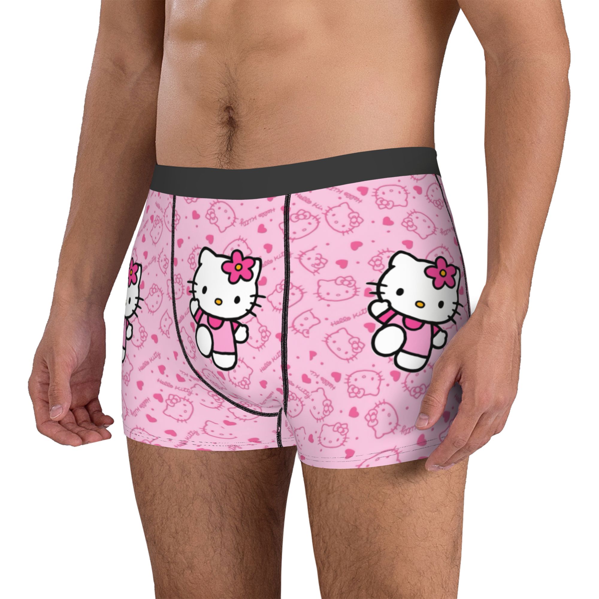 Culottes Boxer Imprimées Rose  - Boyshort Underwear avis et prix