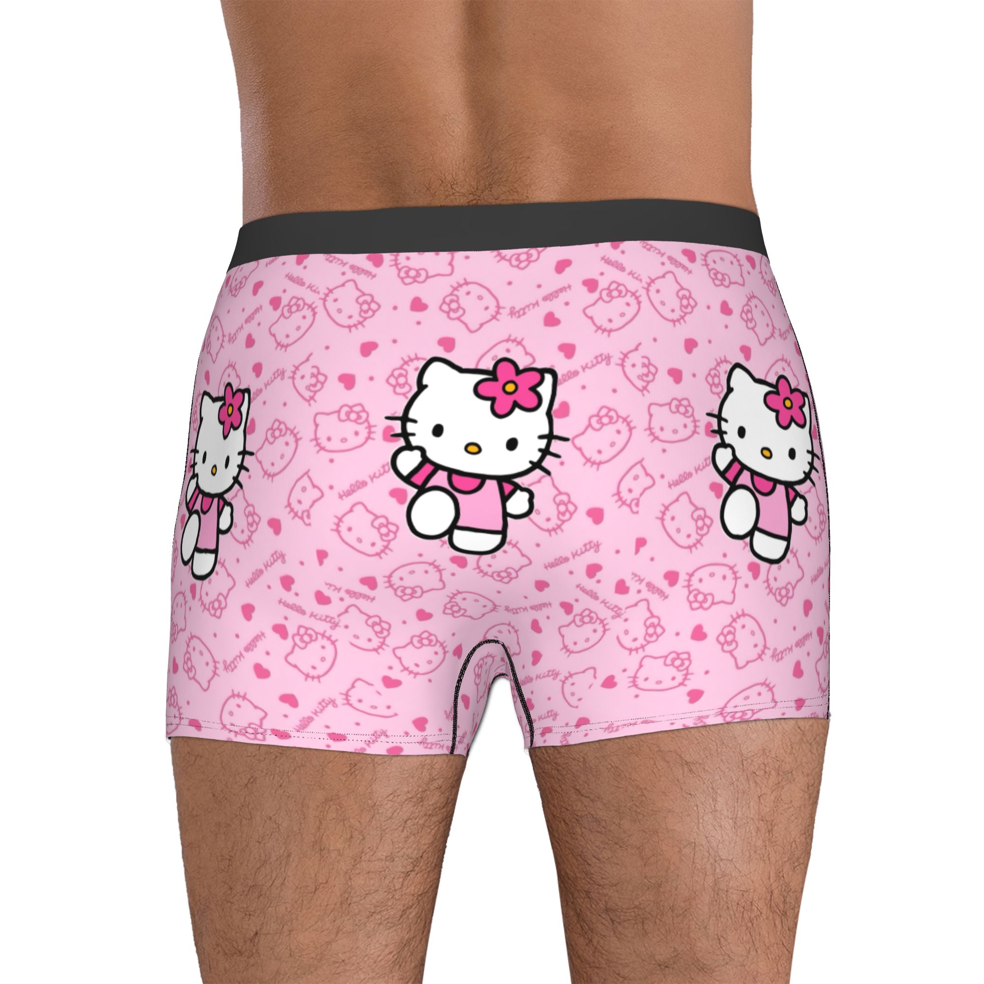 Culottes Boxer Imprimées Rose  - Boyshort Underwear avis et prix
