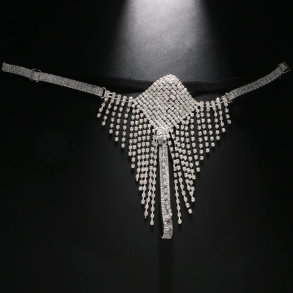Stonefans carré gland strass c - Thong Bikini Women avis et prix
